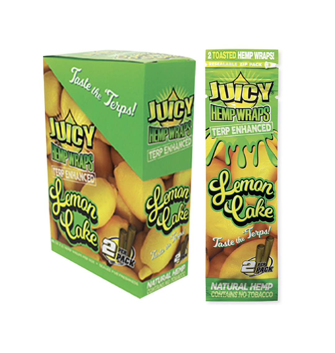 Juicy Jays Terp Enhanced Wraps - Lemon Cake